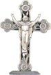 3 1/2" Metal Standing Crucifix