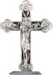 3 1/2" Metal Standing Crucifix