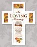 10 3/4" In Loving Memory Wood Message Cross