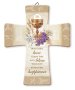 Symbolic Communion Porcelain Cross