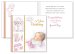 Baby Girl Christening - Single Card