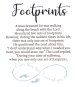 Footprints Ceramic Plaque