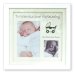 White Finish Christening Photo Frame