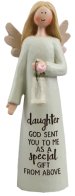 5" Daughter Resin Message Angel