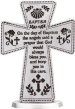 3" Baptism Standing Cross