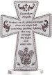 3" Guardian Angel Standing Cross