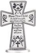 3" Bless This Child Standing Cross