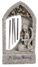 Angel Resin Grave Statue with Windchime