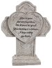 12 1/2" Resin Standing Grave Cross