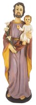 24" Saint Joseph Resin Fibreglass Statue