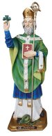 24" Saint Patrick Resin Coloured Fibreglass Statue