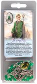 St. Patrick Acrylic Rosary & Card Set