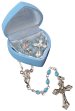 Blue Baby Glass Rosary