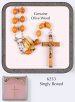 Olive Wood Rosary with Crucifix