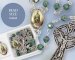 Green Acrylic Rosary with Saint Patrick Picture Medal