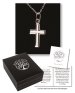 Sterling Silver Cross & Chain with Gift Box