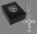 Sterling Silver Filigree Cross Necklet