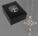 Sterling Silver Filigree Cross Necklet