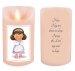 Praying Girl LED Scented Wax Candle with Timer