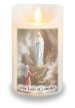 Lady Of Lourdes LED Scented Wax Candle with Timer