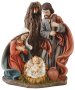 12" Resin Holy Family Nativity Set