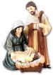 8" Resin Holy Family Nativity Set