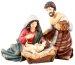 6" Resin Holy Family Nativity Set