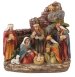 4 3/4" Resin Holy Family & Kings Nativity Set