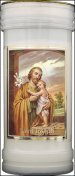 Saint Joseph Single Pillar Candle