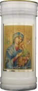 Perpetual Help Single Pillar Candle