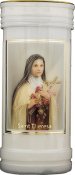 Saint Theresa Single Pillar Candle