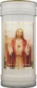 Sacred Heart Single Pillar Candle