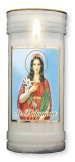 Saint Philomena Single Pillar Candle