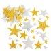 Gold & Silver Glitter Star Stickers - Pack of 150