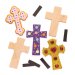 Cross Wooden Magnets - Pack of 10