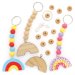 Design Your Own Rainbow Keyring & Bag Dangler Kits - Pack of 5