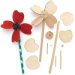 Poppy Wooden Windmill Kits  - Pack of 4