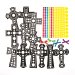 Cross Dotty Art Decorations - Pack of 12