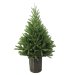 6' Glenside Fir Christmas Tree in a Basket Stand With Hinged Branches