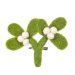 Handmade Felt Fair trade Mistletoe Brooch Christmas Accessory