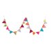 Handmade Felt Bright Blooms Bunting 200cm Garland Home Decoration