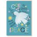 God gives peace Greetings Card