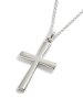 Silver Contemporary Cross Pendant