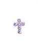 Swarovski Crystal Violet Cross Pin