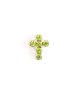 Swarovski Crystal Peridot Cross Pin