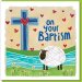 Baptism sheep Greetings Card