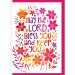 May the Lord bless you Greetings Card