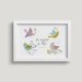 'Be Joyful in Hope' (Birds of Joy) 7x5 White Framed Print