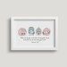 'Peace Be To Your House' (Scandi Home) 7x5 White Framed Print