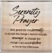 Serenity Prayer Glass Block Paperweight